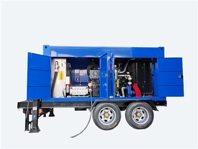 Equipamento de jateamento de limpeza de trocador de calor 21000Psi hidro