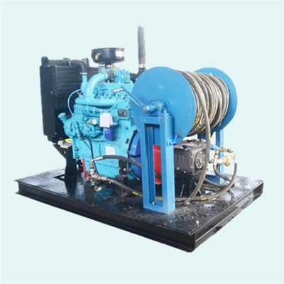 Máquina Hydro Jetter para encanamento de esgoto 220bar