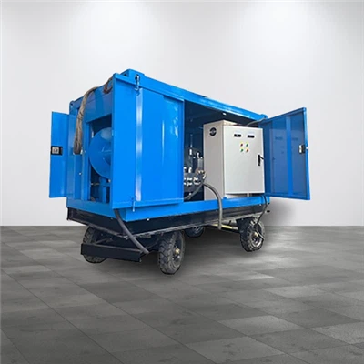 Máquina de jato de água para limpeza de pré-aquecedor de ar