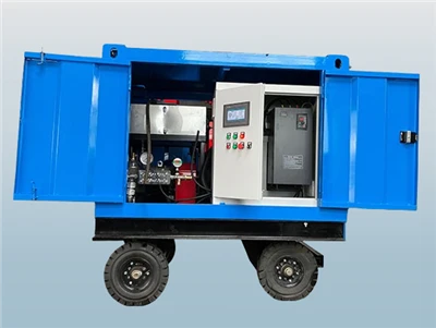 Máquina de jato de água de alta pressão para desbaste de concreto