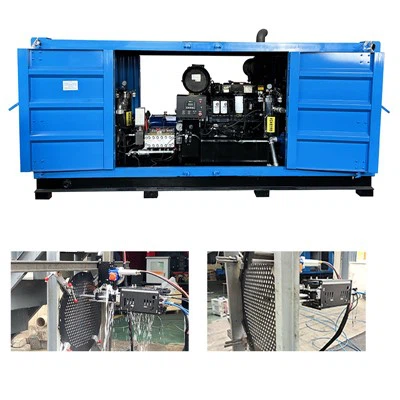Sistema de hidrojateamento de limpeza automática de trocador de calor