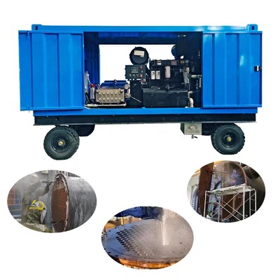 Equipamento de jato de alta pressão para limpeza de trocadores de calor